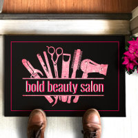 Purpurina rosa caliente Salón de belleza Hairstyli