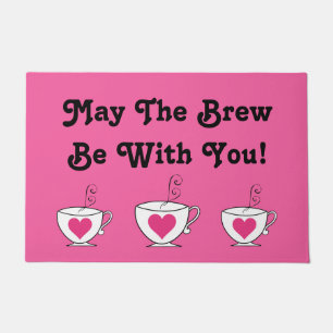 Felpudo "¡Que La Fantasma Esté Contigo!"