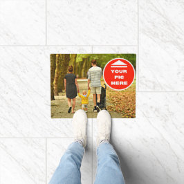 Felpudo ¡Qué lindo! Doormat - Personalizado - 18" x 24"