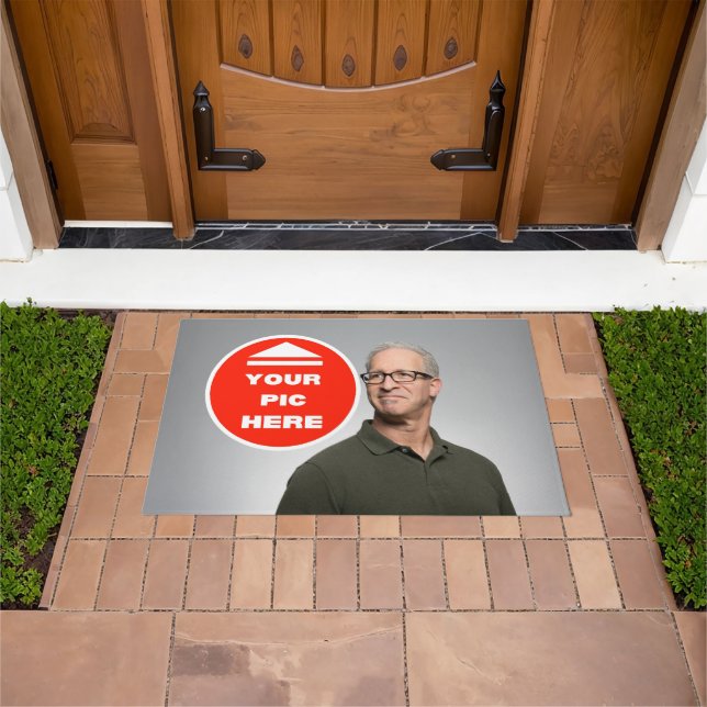 Felpudo ¡Qué lindo! Doormat - Personalizado - 24" x 36" (Exterior)