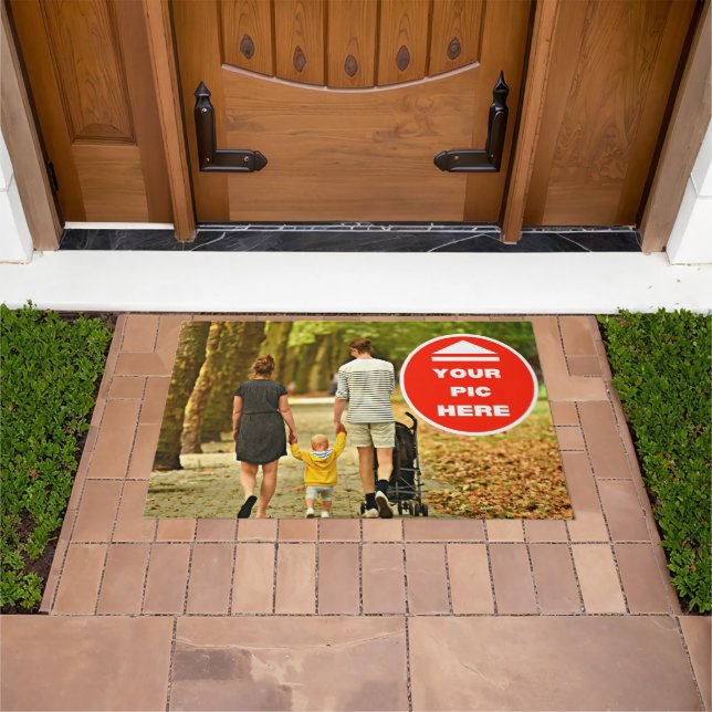 Felpudo ¡Qué lindo! Doormat - Personalizado - 24" x 36" (Exterior)