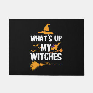 Felpudo Qué pasa, mi Halloween de brujas