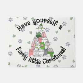 Felpudo Que tengan un peludo Navidad