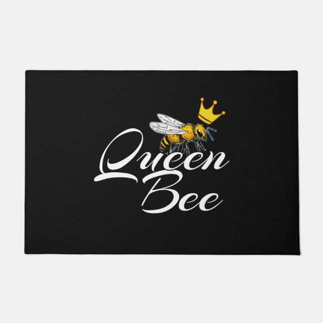 Felpudo Queen Bee | Regalo Para Mujeres | Regalos para el  (Anverso)