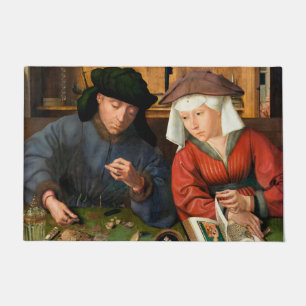 Felpudo Quentin Matsys - El prestamista y su esposa