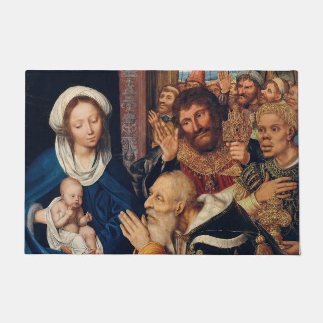 Felpudo Quentin Matsys - La Adoración del Magi (Anverso)