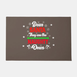 Felpudo Querido Papá Noel, son una familia de Navidades tr