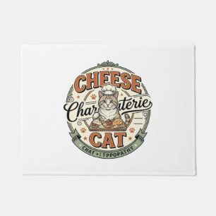 Felpudo Queso Charcutería Gato Queso Charcutería Gato Vint