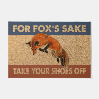 Felpudo Quítate Los Zapatos De La Mat, Fox De La Bienvenid
