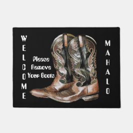 Felpudo Quite por favor las botas