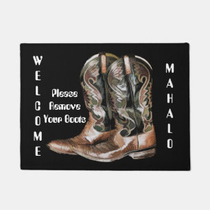 Felpudo Quite por favor las botas