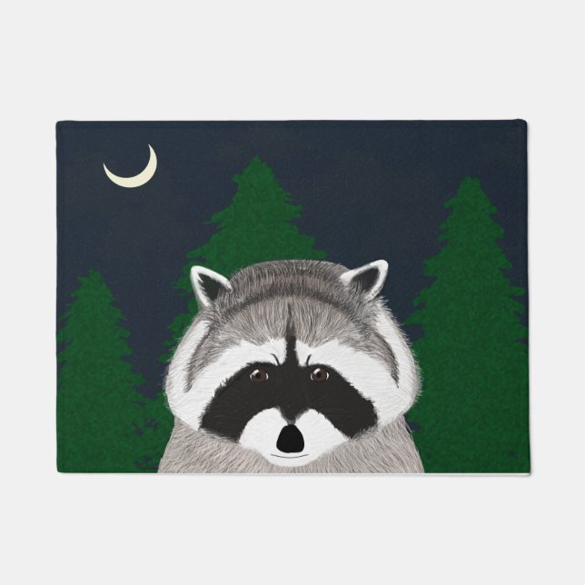 Felpudo Raccoon Doormat (Anverso)