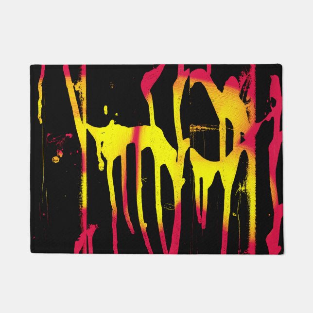 Felpudo ráfagas y espumas y bacanal (Anverso)