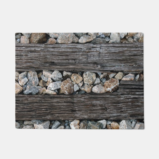 Felpudo Rail Ties and Gravel (Anverso)