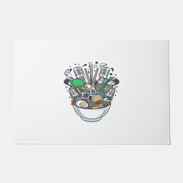 Felpudo Ramen Rock (Anverso)