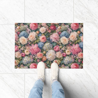 Felpudo Ramo Floral Lujoso de Alta Gama