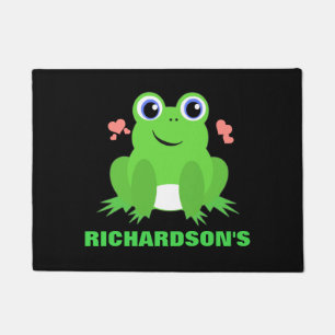 Felpudo Rana linda personalizada
