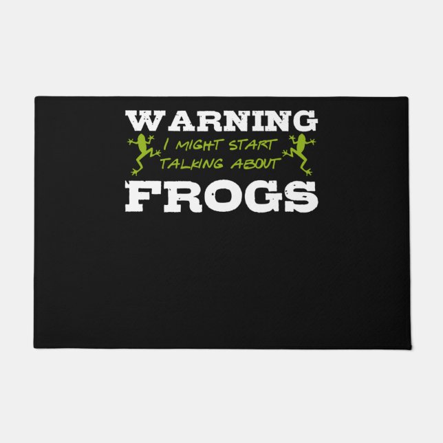 Felpudo Ranas de Chiste de rana Frogfisch (Anverso)