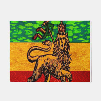 Felpudo Rasta León de la Bandera de Judá