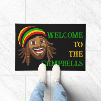 Felpudo Rastafari Rasta Man Welcome