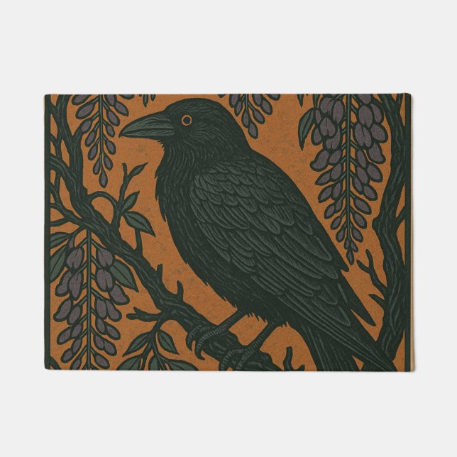 Felpudo Raven Bird (Anverso)