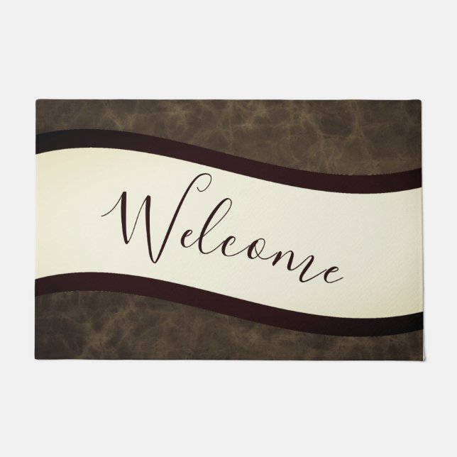 Felpudo rawhide look doormat (Anverso)