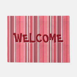 Felpudo Rayas rosadas y agudas