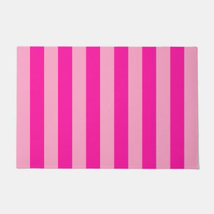 Felpudo Rayas verticales rosadas calientes
