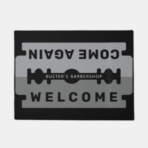 Felpudo Razor Blade Welcome Mat Personalize