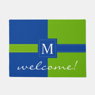 Felpudo Recepción con monograma de la inicial