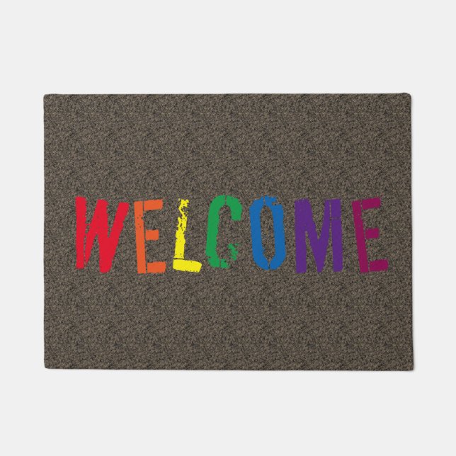 Felpudo Recepción del arco iris (Anverso)