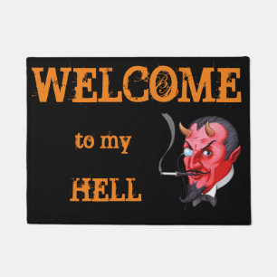 Felpudo recepción satan