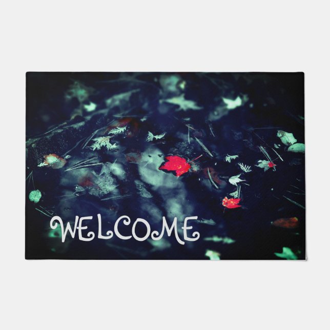 Felpudo Red Leaf Welcome Mat (Anverso)