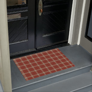 Felpudo Red Tartan Doormat