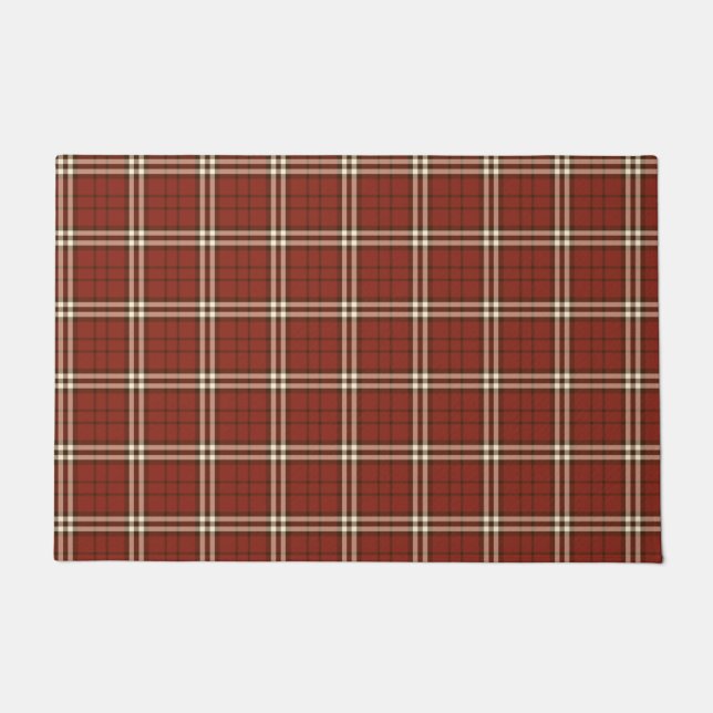Felpudo Red Tartan Doormat (Anverso)