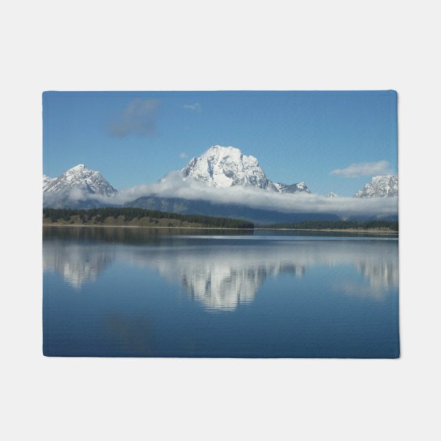 Felpudo Reflejo del Monte Moran en Grand Teton (Anverso)