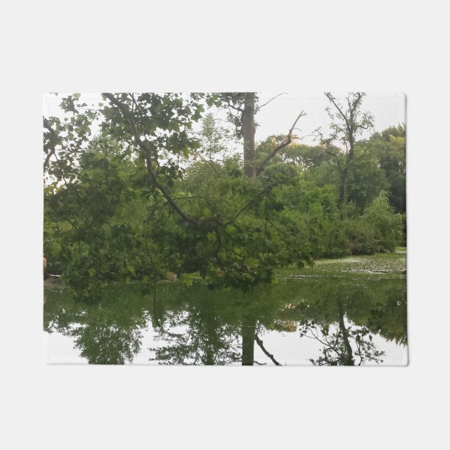 Felpudo Reflexión en el Doormat del lago (Anverso)