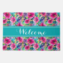 Felpudo Refresca tu entrada con una vibrante floral