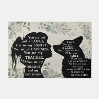 Felpudo Regalo Corgi Lover, Corgi Doormat, regalo Funny Co