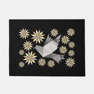 FELPUDO REGALO DE ARTE CREATIVO FLOWER BIRD