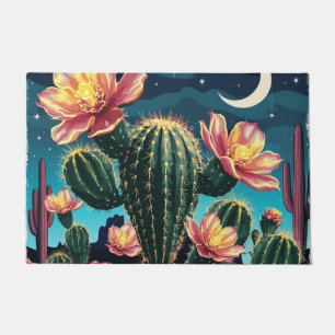 Felpudo Regalo de cactus nocturno