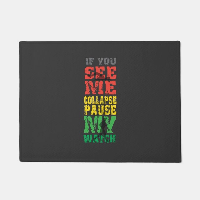 Felpudo Regalo de ciclismo en marcha (Anverso)