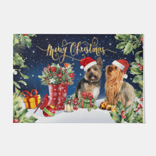 Felpudo Regalo de los amantes del perro, Doormat de vacaci