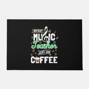 Felpudo Regalo de maestro Música instantánea para maestro 