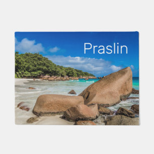 Felpudo Regalo de playa de Praslin Seychelles Island Anse