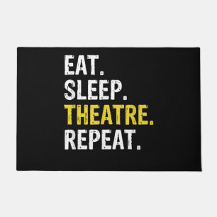 Felpudo Regalo de teatro de teatro de repetición de teatro