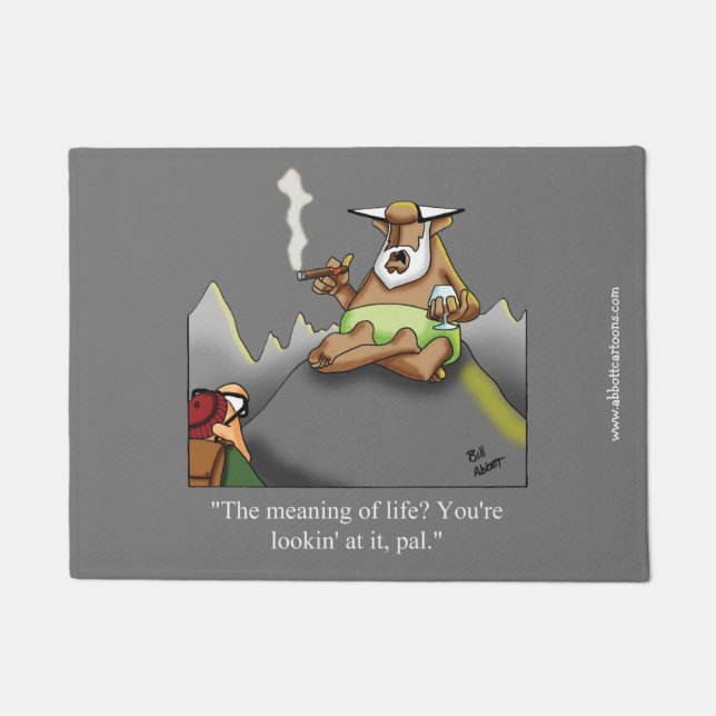 Felpudo Regalo del humor para jubilar (Anverso)