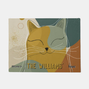 Felpudo Regalo mínimo de inauguración de casa para gato fo