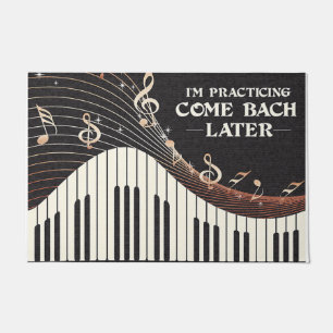 Felpudo Regalo personalizado de Piano Player, estoy practi