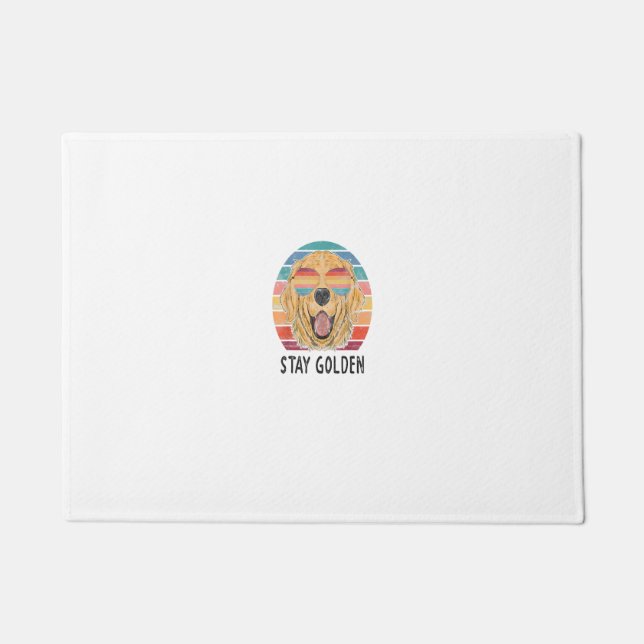 Felpudo Regalos de perros para la recuperación de oro (Anverso)